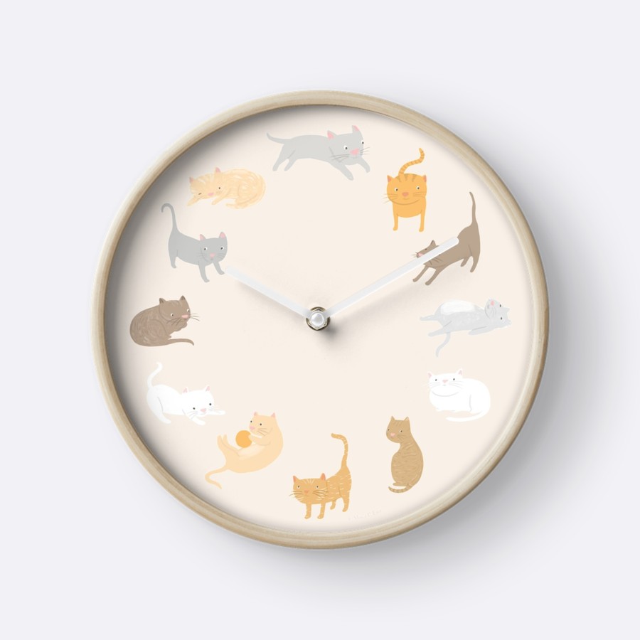 Illustrated clock art by Maya P. Lim